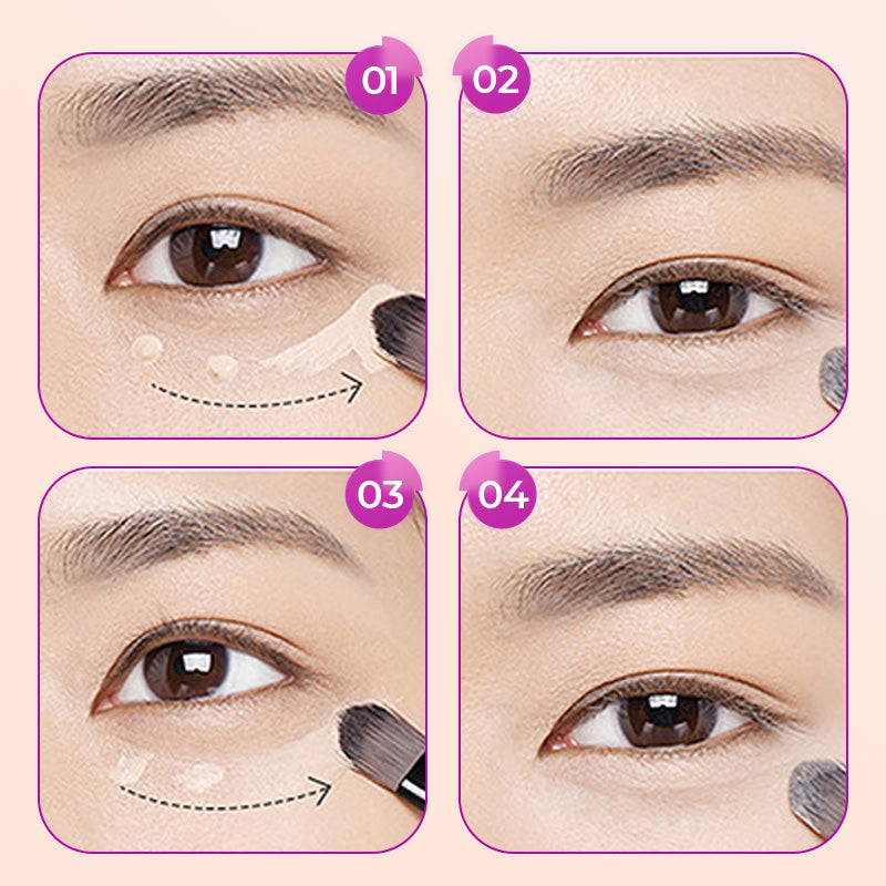 🌸 Makelloser Concealer für die Augenpartie｜Hellt dunkle Augenringe und Fältchen auf – Gratis-Finish