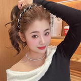 🔥Heißer Verkauf🔥Vintage High Cranium Artificial Pearl Hairband （50% Rabatt）