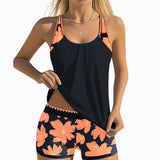 Zweiteiliges Badeanzug-Set mit Tankini und Shorts für Damen