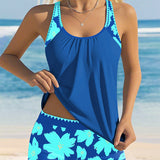 Zweiteiliges Badeanzug-Set mit Tankini und Shorts für Damen