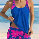Zweiteiliges Badeanzug-Set mit Tankini und Shorts für Damen