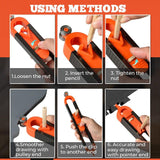 🔥 Sonderangebot 🔥 Unregelmäßiger Konturmess-Radiuswinkel mit Verriegelung