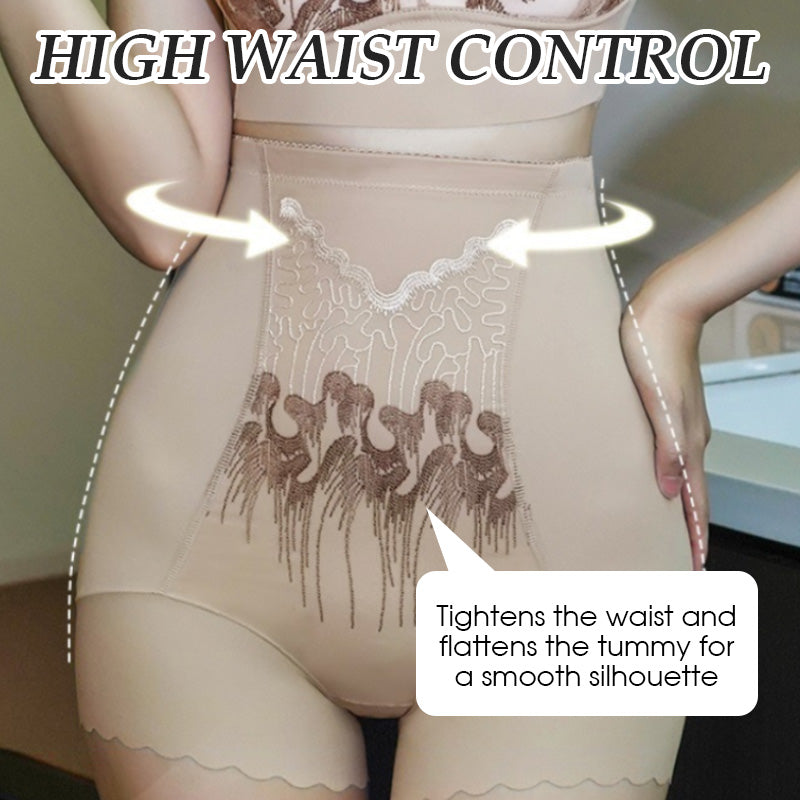 Bauchweg-Shorts mit hoher Taille für Damen