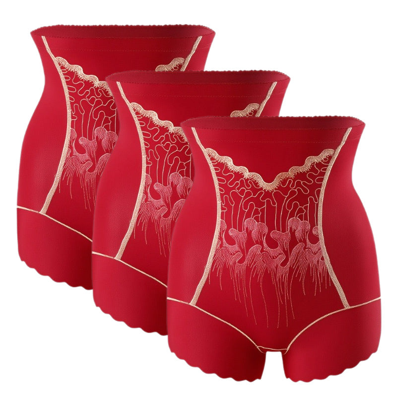 Bauchweg-Shorts mit hoher Taille für Damen