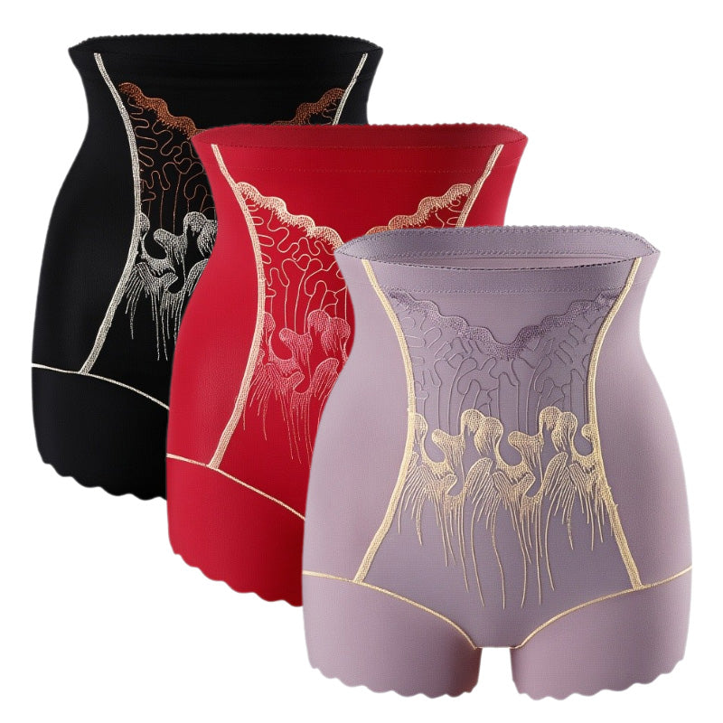 Bauchweg-Shorts mit hoher Taille für Damen