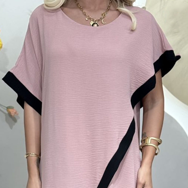 Women’s Loose Fit Top & Wide Leg Pants 2-Piece Set