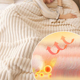 🎁Letzter Tag Sonderpreis！🎅Superweiche Fell-Rippfleece-Decke⛄🔥