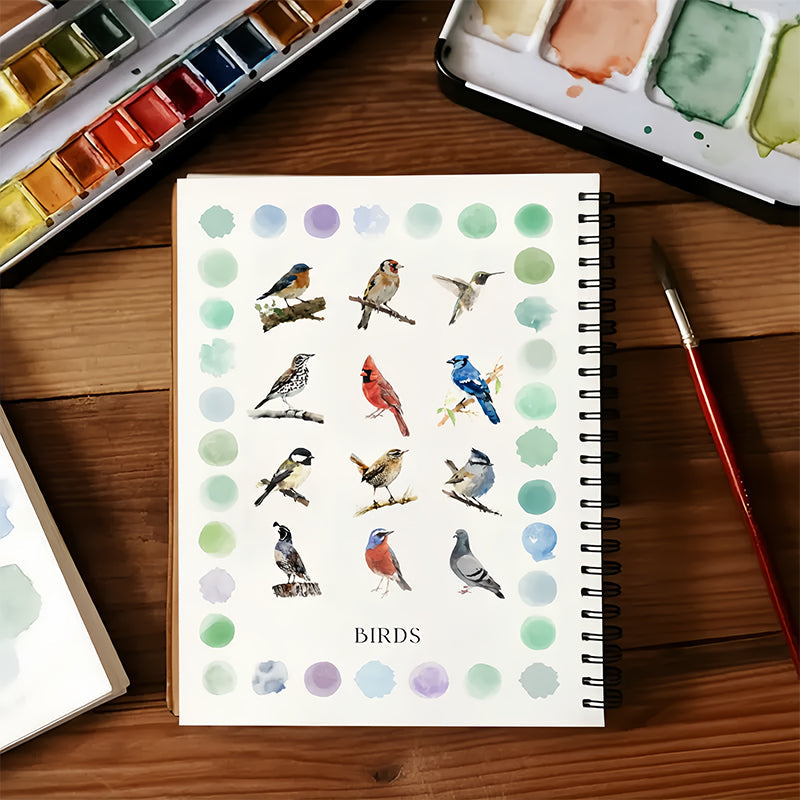 🔥LETZTER TAG VERKAUF 50% RABATT 🖼️Anfängerfreundlich💕 Aquarell-Arbeitsbuch