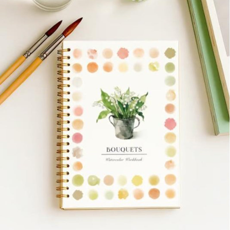 🔥LETZTER TAG VERKAUF 50% RABATT 🖼️Anfängerfreundlich💕 Aquarell-Arbeitsbuch