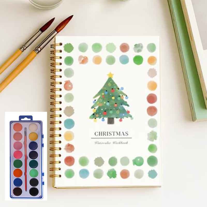 🔥LETZTER TAG VERKAUF 50% RABATT 🖼️Anfängerfreundlich💕 Aquarell-Arbeitsbuch