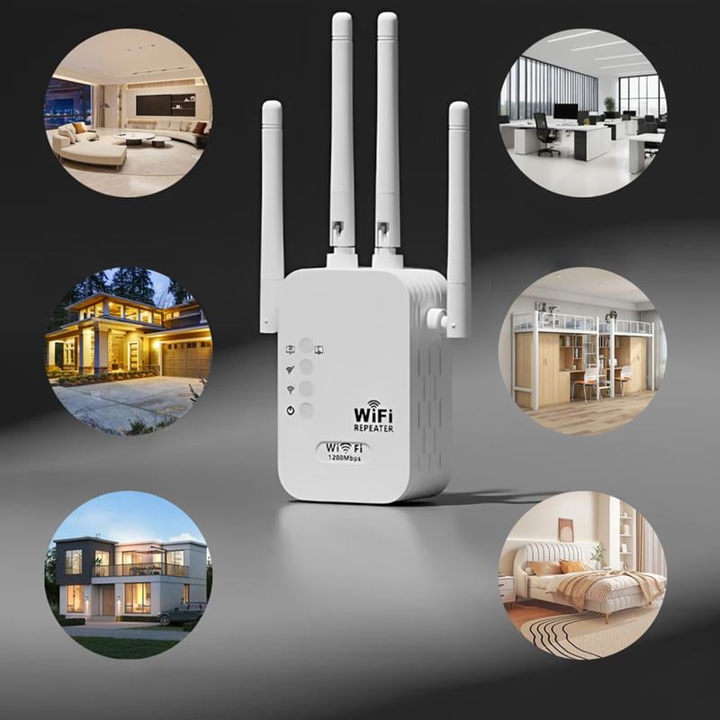 🎁Letzter Tag: 50 % Rabatt! WLAN-Verstärker – 1200 Mbit/s, Dualband (5 GHz / 2,4 GHz) 📶 Maximale Signalverstärkung – stabile Verbindung im ganzen Haus!