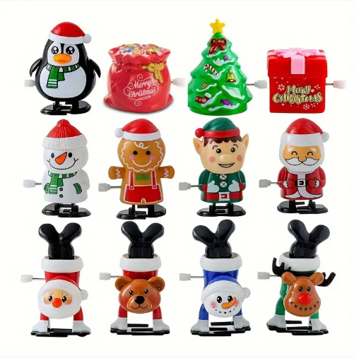 🎅 Weihnachtsgeschenk 2025 🎁 Aufziehspielzeuge mit Weihnachtsmotiven