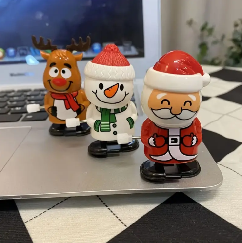 🎅 Weihnachtsgeschenk 2025 🎁 Aufziehspielzeuge mit Weihnachtsmotiven