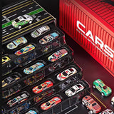 🎅Weihnachtsaktion 55 % RABATT🎁48 Mini-Rückziehautos mit eingebautem Garagenset