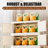 🏠Faltbare Aufbewahrungsbox mit Deckel,  Ebenen Halterungen mit Rädern für Küche Schlafzimmer Badezimmer Lager Küche Zuhause Aufbewahrung Stapelbarer Organizer