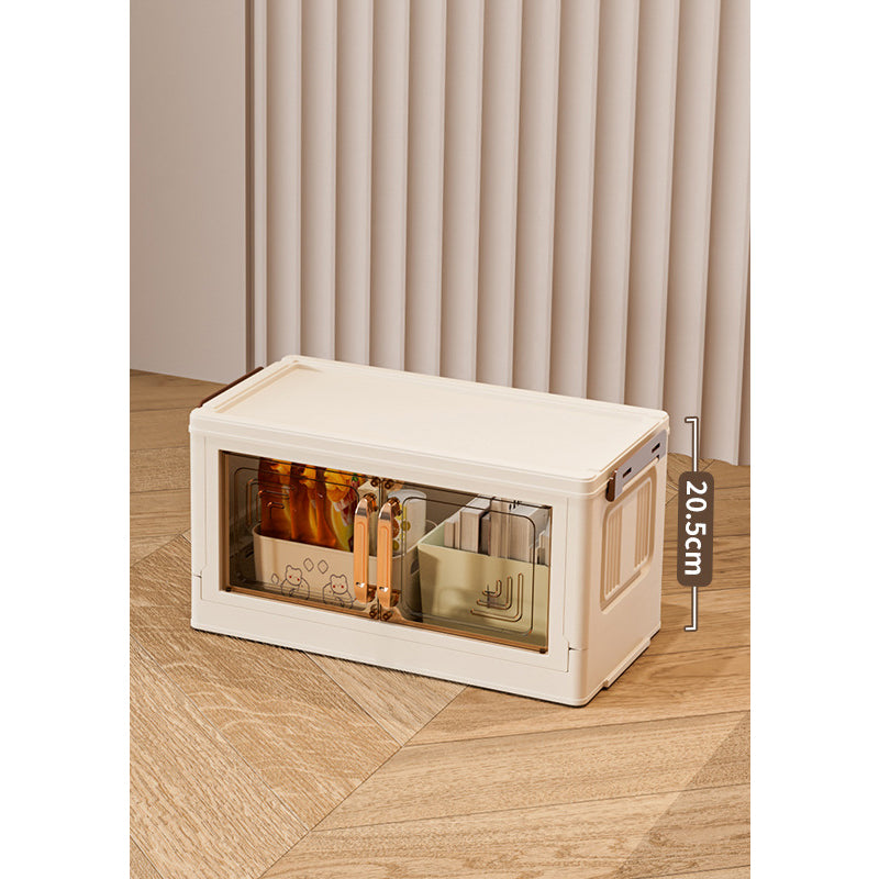 🏠Faltbare Aufbewahrungsbox mit Deckel,  Ebenen Halterungen mit Rädern für Küche Schlafzimmer Badezimmer Lager Küche Zuhause Aufbewahrung Stapelbarer Organizer