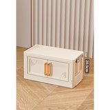 🏠Faltbare Aufbewahrungsbox mit Deckel,  Ebenen Halterungen mit Rädern für Küche Schlafzimmer Badezimmer Lager Küche Zuhause Aufbewahrung Stapelbarer Organizer