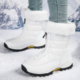 🔥🚀Kostenloser Versand💝👢Rutschfeste, warme Schneestiefel mit Reißverschluss für Damen✨