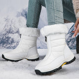 🔥🚀Kostenloser Versand💝👢Rutschfeste, warme Schneestiefel mit Reißverschluss für Damen✨