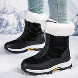 🔥🚀Kostenloser Versand💝👢Rutschfeste, warme Schneestiefel mit Reißverschluss für Damen✨