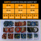 100 Stück/ 245 Stück Assortiertes Dichtungsring-Set
