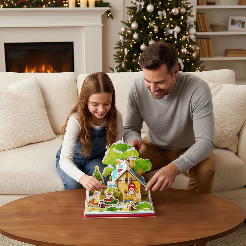 🔥Black-Friday-Mega-Angebot – 50 % Rabatt!🔥3D DIY Weihnachts-Puzzle-Set