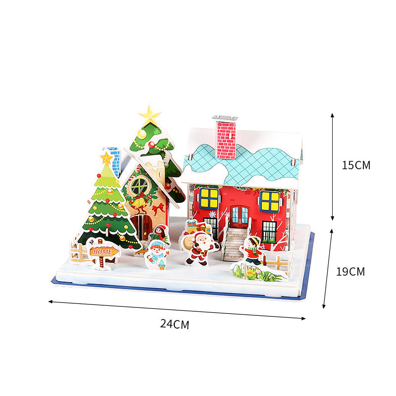 🔥Black-Friday-Mega-Angebot – 50 % Rabatt!🔥3D DIY Weihnachts-Puzzle-Set