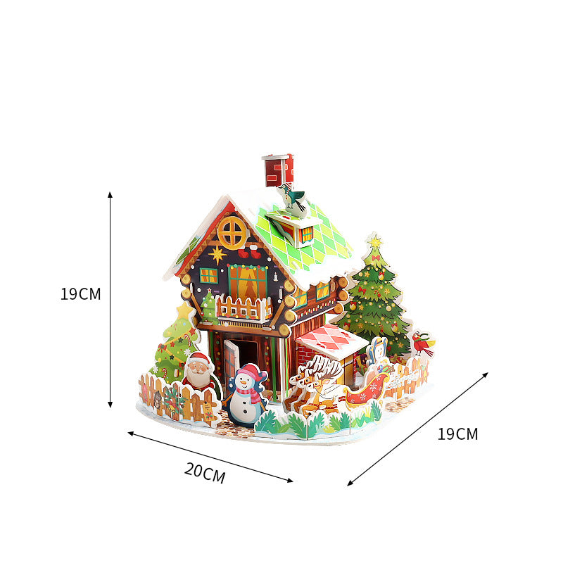 🔥Black-Friday-Mega-Angebot – 50 % Rabatt!🔥3D DIY Weihnachts-Puzzle-Set