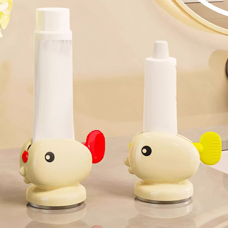 Adorable Goldfisch Saugnapf Zahnpasta Squeezer