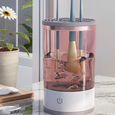 💖 50 % RABATT! ✨ Elektrischer Make-up-Pinselreiniger – 3-minütige Tiefenreinigung, tragbar und leise, über USB aufladbar, perfekt für unterwegs und zu Hause 🌸🚿