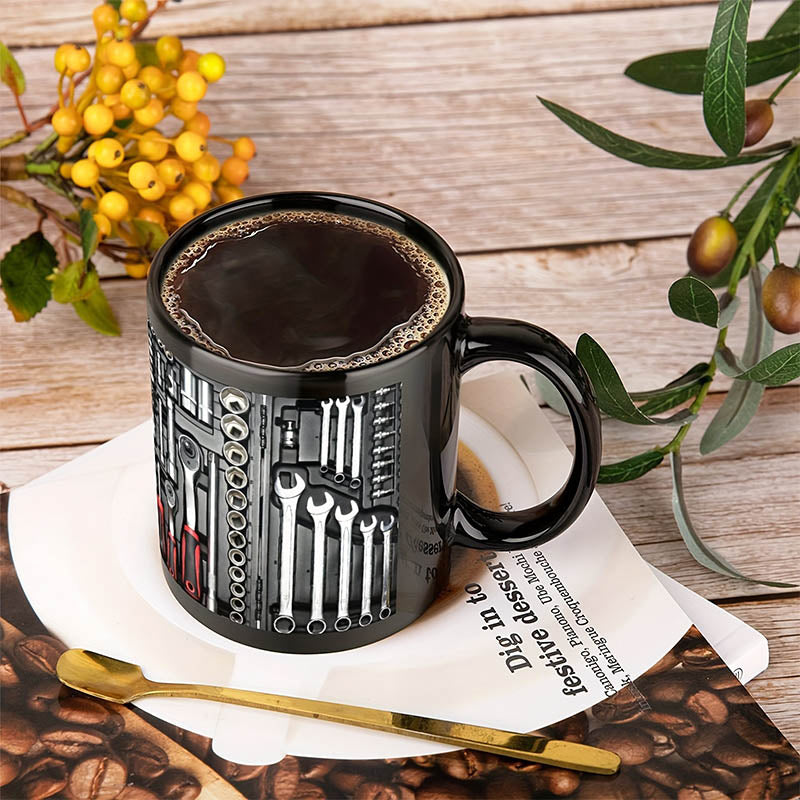 🏆Letzter Tag im Angebot: 50 % Rabatt ✨🔨Lustiger Kaffeebecher – Werkzeugkasten-Set für Mechaniker