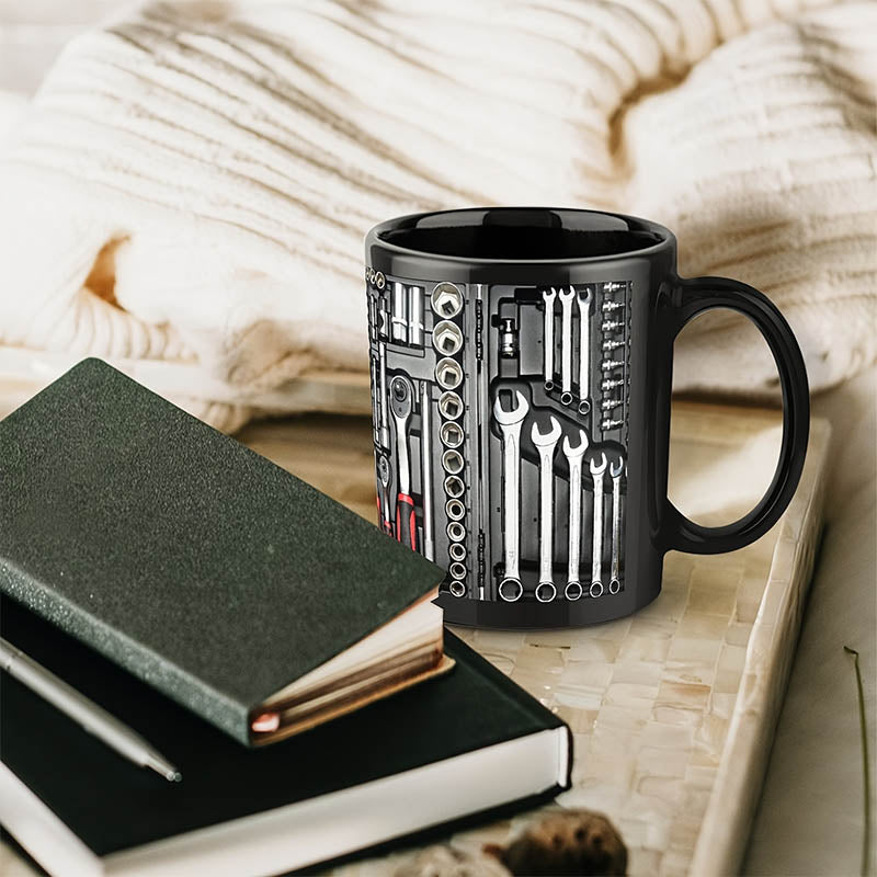 🏆Letzter Tag im Angebot: 50 % Rabatt ✨🔨Lustiger Kaffeebecher – Werkzeugkasten-Set für Mechaniker