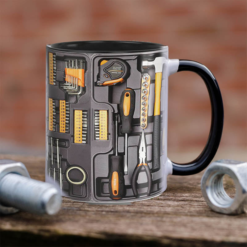 🏆Letzter Tag im Angebot: 50 % Rabatt ✨🔨Lustiger Kaffeebecher – Werkzeugkasten-Set für Mechaniker
