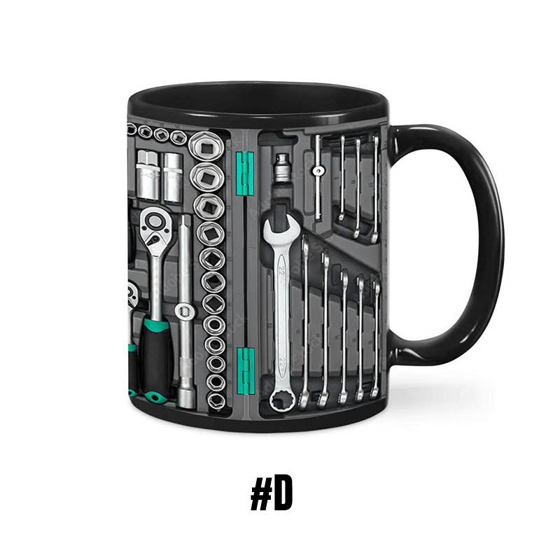 🏆Letzter Tag im Angebot: 50 % Rabatt ✨🔨Lustiger Kaffeebecher – Werkzeugkasten-Set für Mechaniker