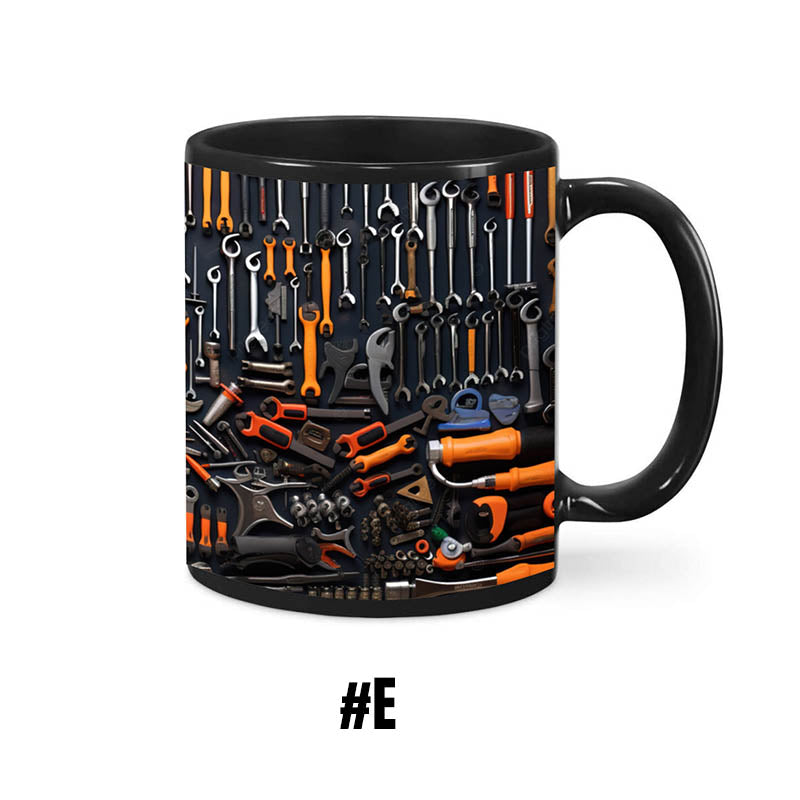 🏆Letzter Tag im Angebot: 50 % Rabatt ✨🔨Lustiger Kaffeebecher – Werkzeugkasten-Set für Mechaniker