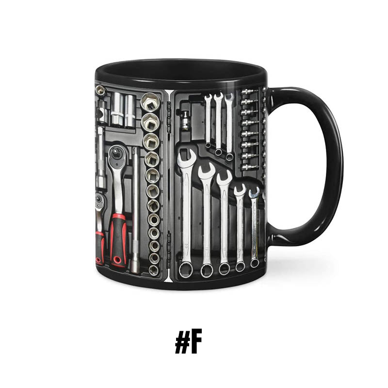 🏆Letzter Tag im Angebot: 50 % Rabatt ✨🔨Lustiger Kaffeebecher – Werkzeugkasten-Set für Mechaniker