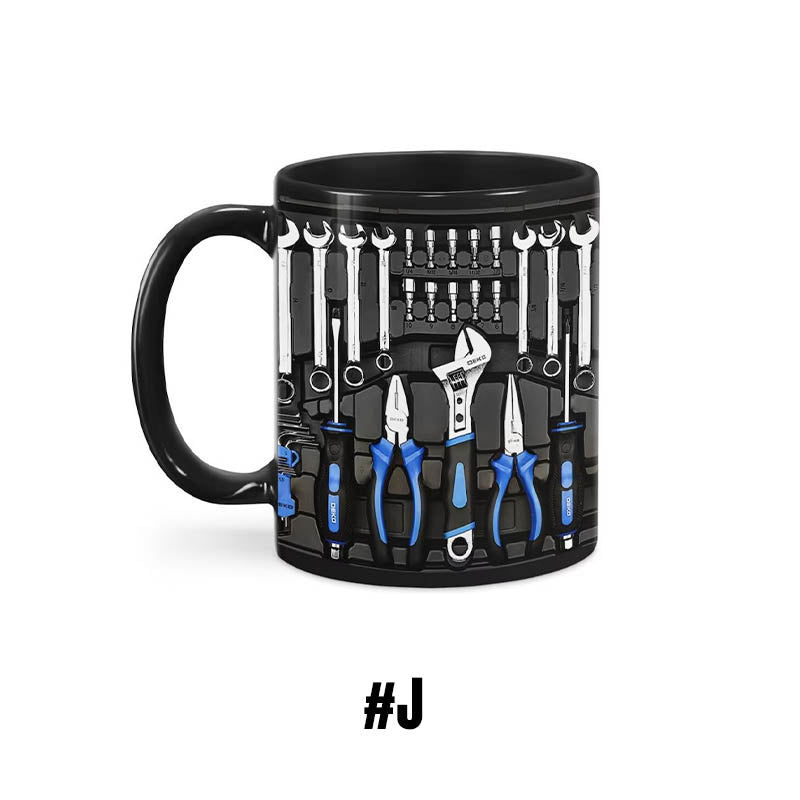 🏆Letzter Tag im Angebot: 50 % Rabatt ✨🔨Lustiger Kaffeebecher – Werkzeugkasten-Set für Mechaniker
