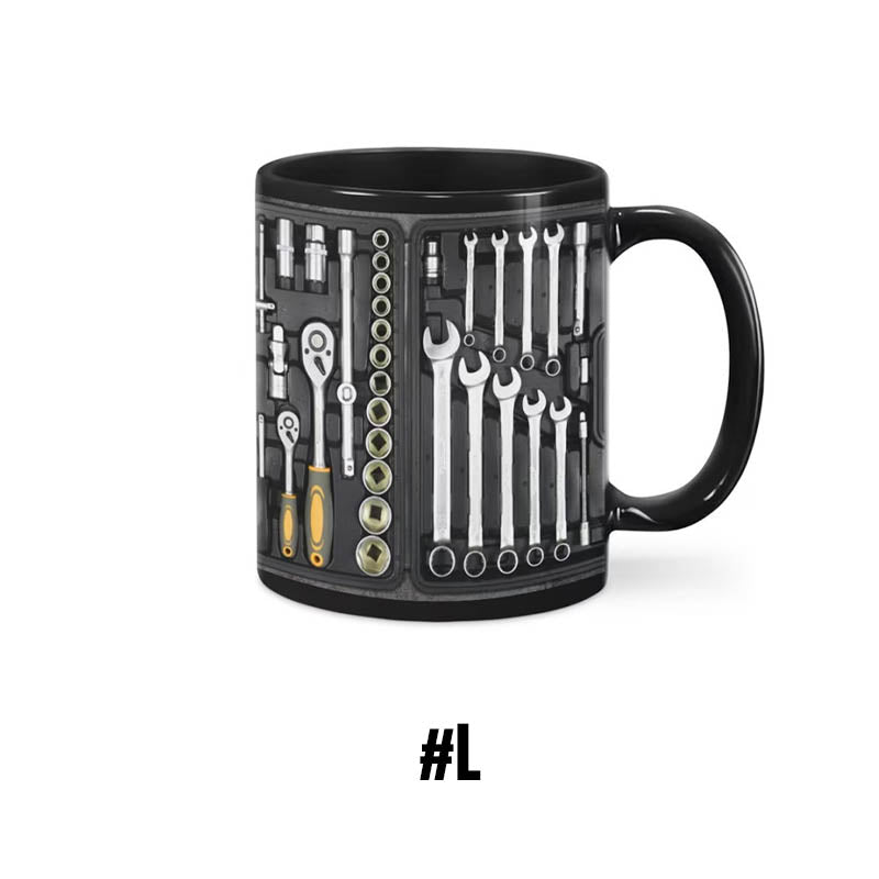 🏆Letzter Tag im Angebot: 50 % Rabatt ✨🔨Lustiger Kaffeebecher – Werkzeugkasten-Set für Mechaniker