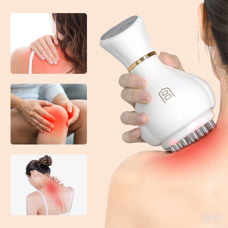 Handheld kabellose Massagebürste mit neun einstellbaren Geschwindigkeiten