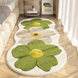 📢📢 50 % RABATT!! 🎅 Weicher Teppich mit unregelmäßigem Blumenmuster