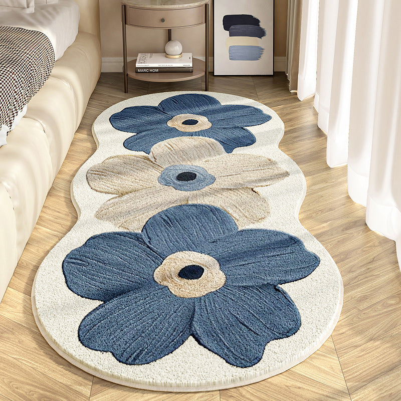 📢📢 50 % RABATT!! 🎅 Weicher Teppich mit unregelmäßigem Blumenmuster