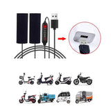 🏍️ Beheizte Lenkergriffe für Motorräder – Drei-Stufen-Temperaturregelung