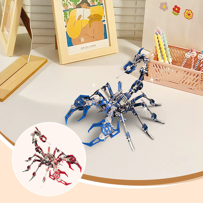 📢📢50 % Rabatt !!!✨3D-Metallpuzzle-Bausatz „Skorpion“ – Mechanisches Modell zum Zusammenbauen