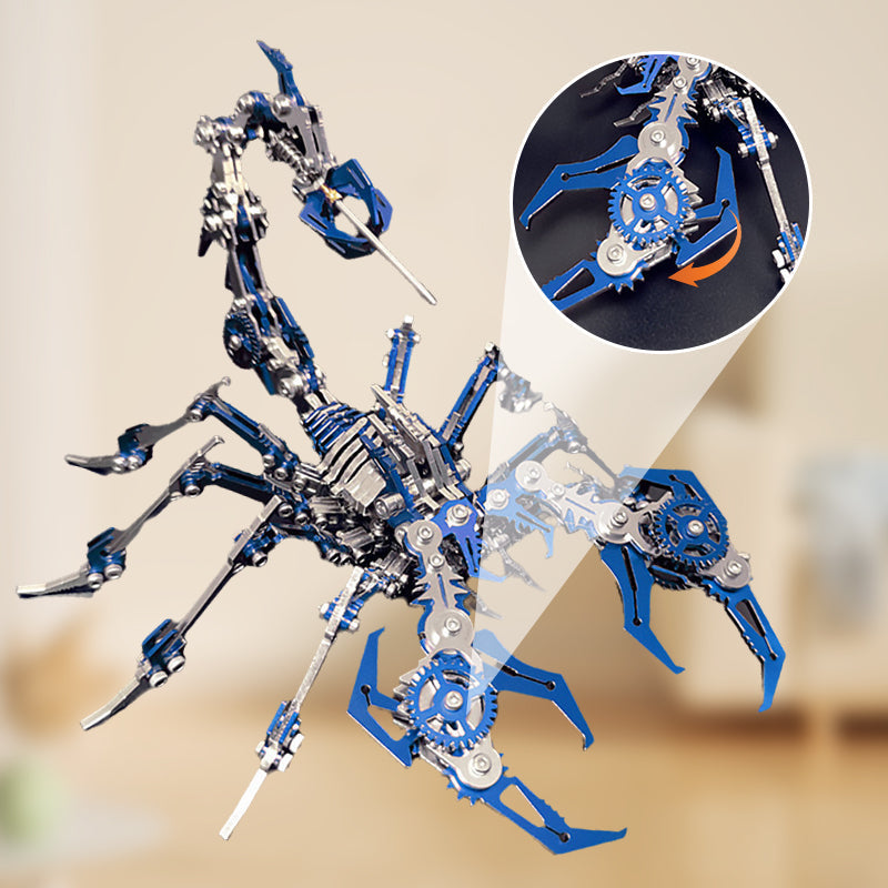 📢📢50 % Rabatt !!!✨3D-Metallpuzzle-Bausatz „Skorpion“ – Mechanisches Modell zum Zusammenbauen