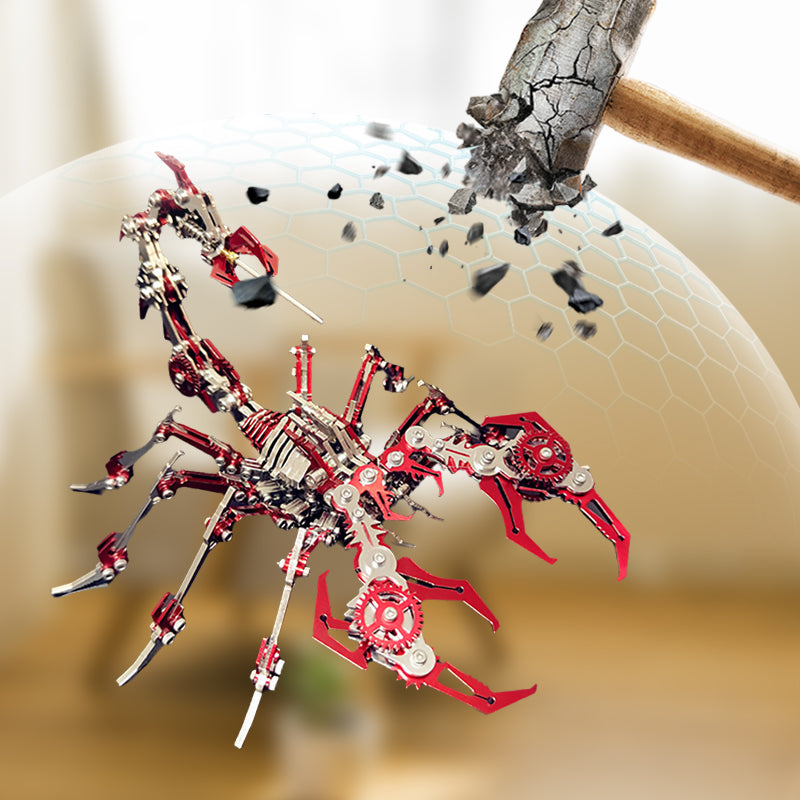 📢📢50 % Rabatt !!!✨3D-Metallpuzzle-Bausatz „Skorpion“ – Mechanisches Modell zum Zusammenbauen