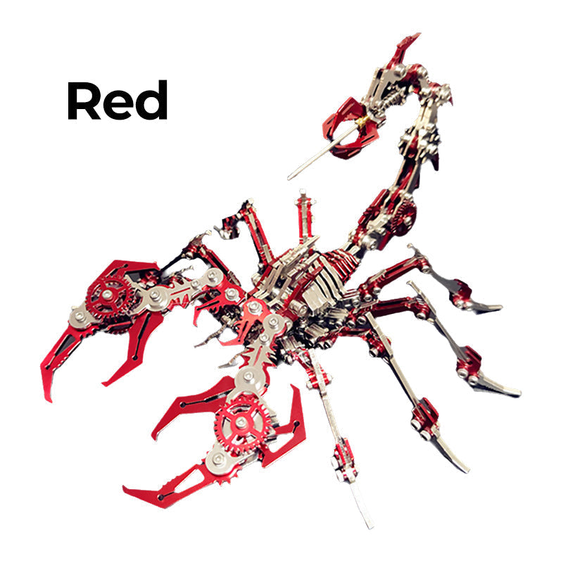 📢📢50 % Rabatt !!!✨3D-Metallpuzzle-Bausatz „Skorpion“ – Mechanisches Modell zum Zusammenbauen