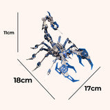 📢📢50 % Rabatt !!!✨3D-Metallpuzzle-Bausatz „Skorpion“ – Mechanisches Modell zum Zusammenbauen