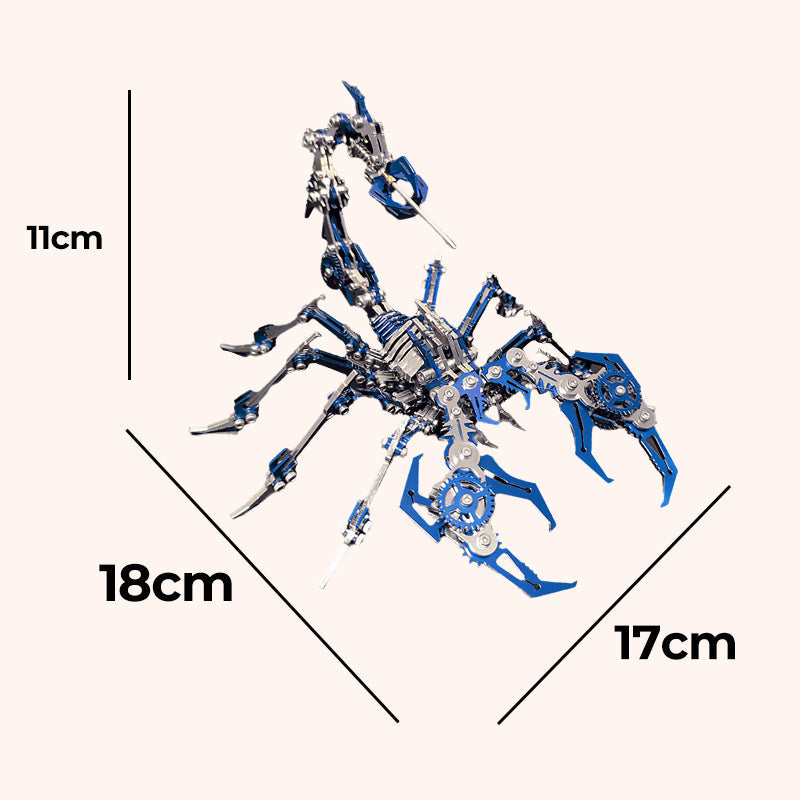 📢📢50 % Rabatt !!!✨3D-Metallpuzzle-Bausatz „Skorpion“ – Mechanisches Modell zum Zusammenbauen