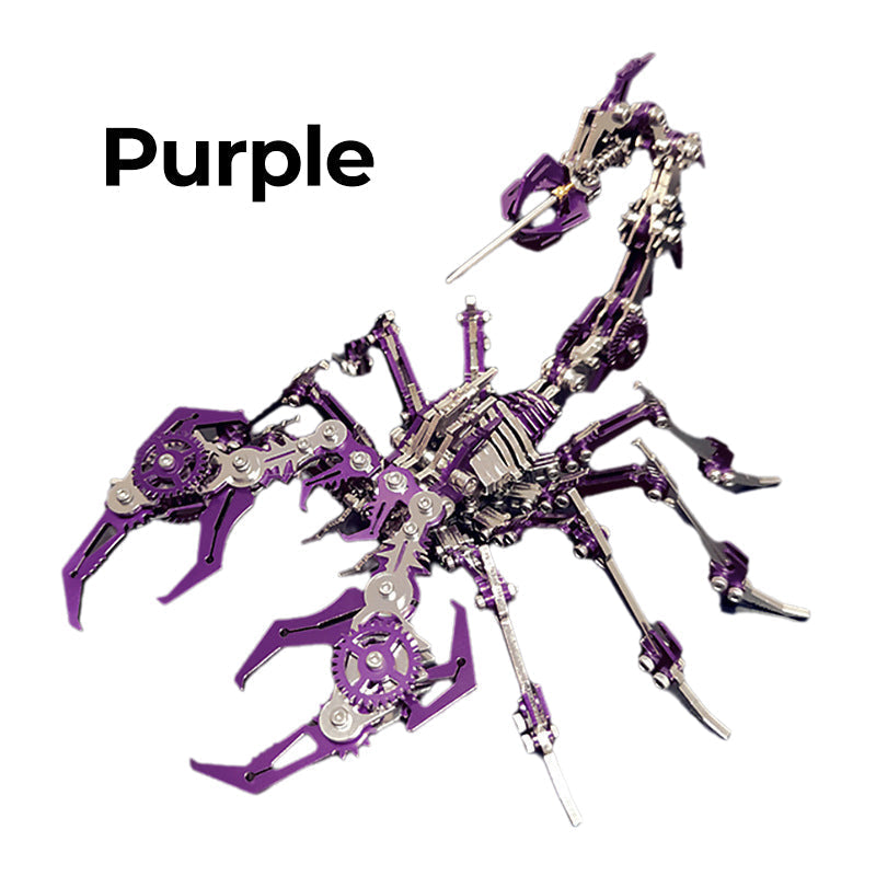 📢📢50 % Rabatt !!!✨3D-Metallpuzzle-Bausatz „Skorpion“ – Mechanisches Modell zum Zusammenbauen