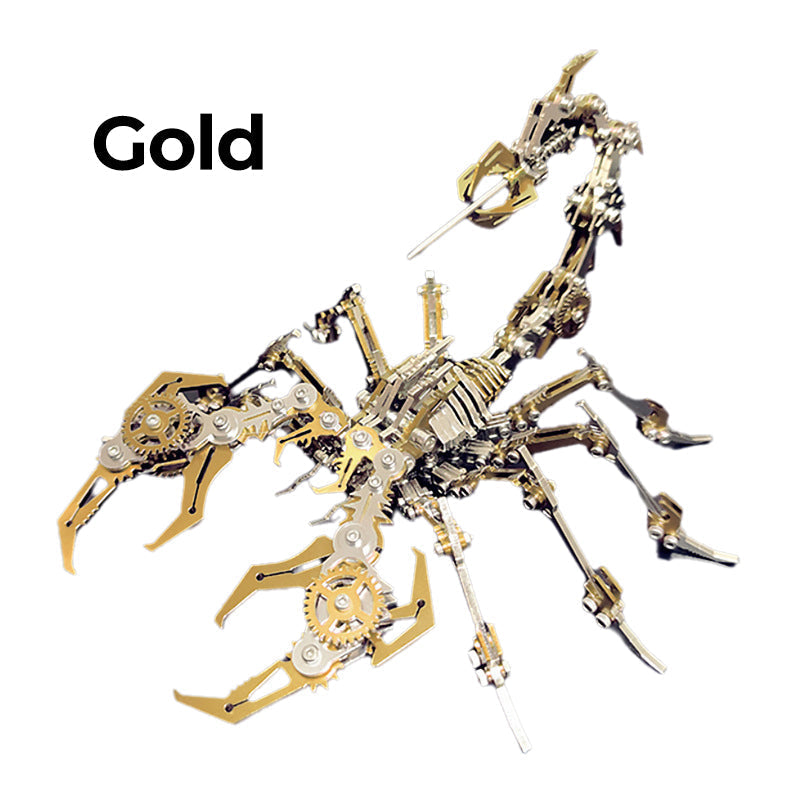 📢📢50 % Rabatt !!!✨3D-Metallpuzzle-Bausatz „Skorpion“ – Mechanisches Modell zum Zusammenbauen